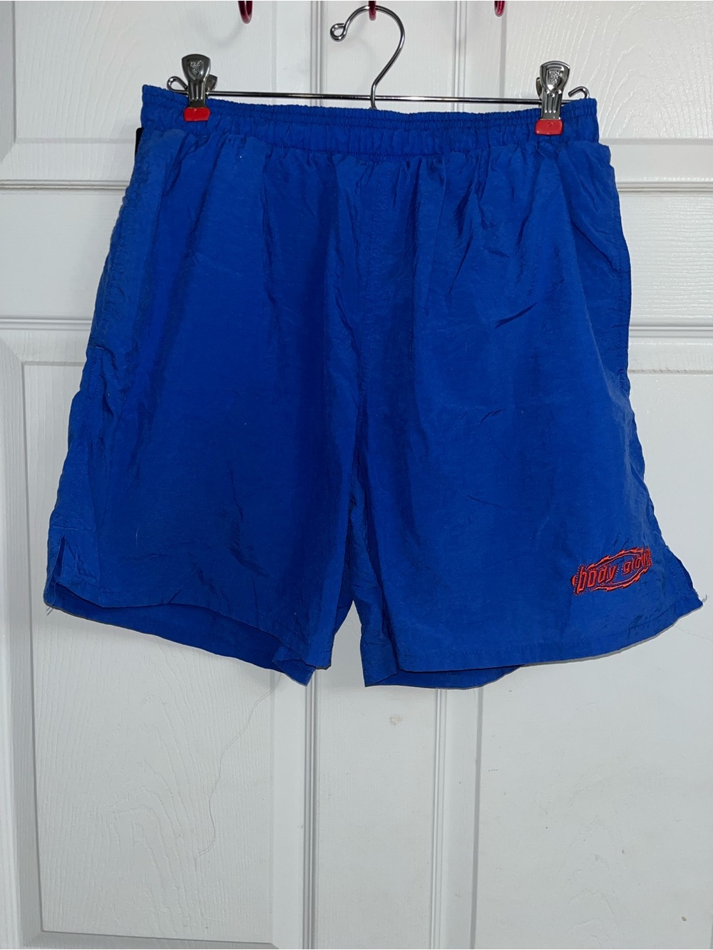 Body Glove Royal Blue Athletic Shorts with Red Logo